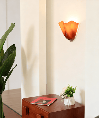 Petalia | Modern Glass Wall Sconce with Organic Design | Ambient Lighting for Elegant Spaces