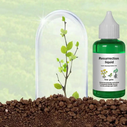 Liquid Plant Growth Booster for Stronger Roots & More Blooms – Indoor Outdoor Fertilizer for Houseplants Vegetables Herbs Succulents Fruit T