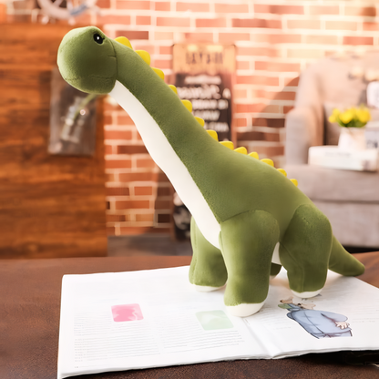 Giant Standing Dinosaur Plush Toy – Soft Cuddly Stuffed Dino for Kids Room Decor, Boys & Girls Playroom Gift, Blue Green Pink