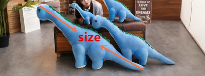 Giant Standing Dinosaur Plush Toy – Soft Cuddly Stuffed Dino for Kids Room Decor, Boys & Girls Playroom Gift, Blue Green Pink
