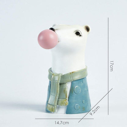 Wild Bubblegum Creature Vase