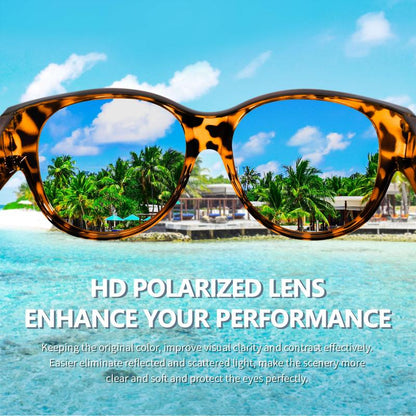 Fit-Over Sunglasses for Prescription Glasses with Polarized Lenses & UV Protection for Men & Women | Lightweight Wraparound Over-Glasses Eye