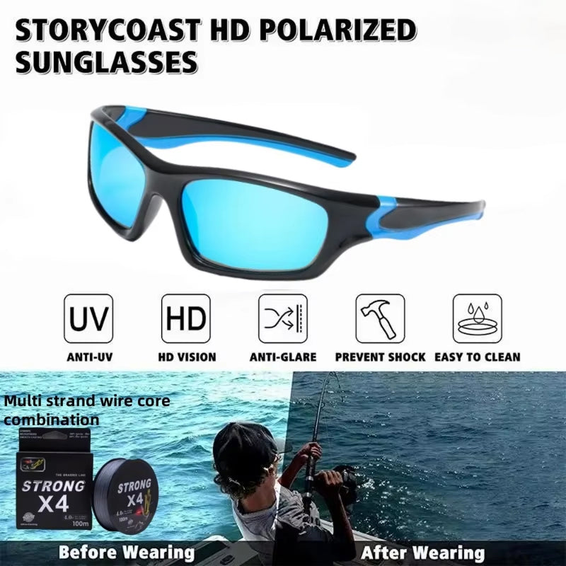 Ortekor Polarized Fishing Sunglasses with UV400 Protection | Ergonomic Fit for Ultimate Eye Comfort