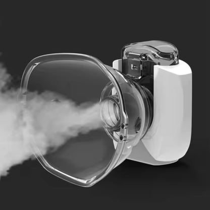 Portable Mesh Nebulizer | USB-Powered Device with Dual Masks | Compact Design for Effective Respiratory Treatment