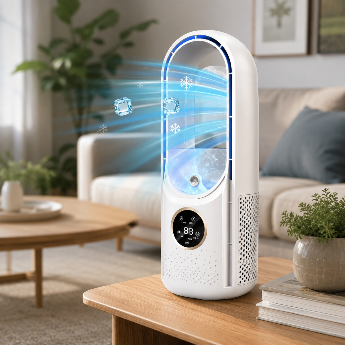 Portable AC Unit | Mini Air Conditioner with Bladeless Design | Energy Efficient for Small Spaces