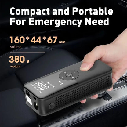 Portable Air Pump | Rechargeable Tire Inflator with 150 PSI | Compact Design for Quick Inflation