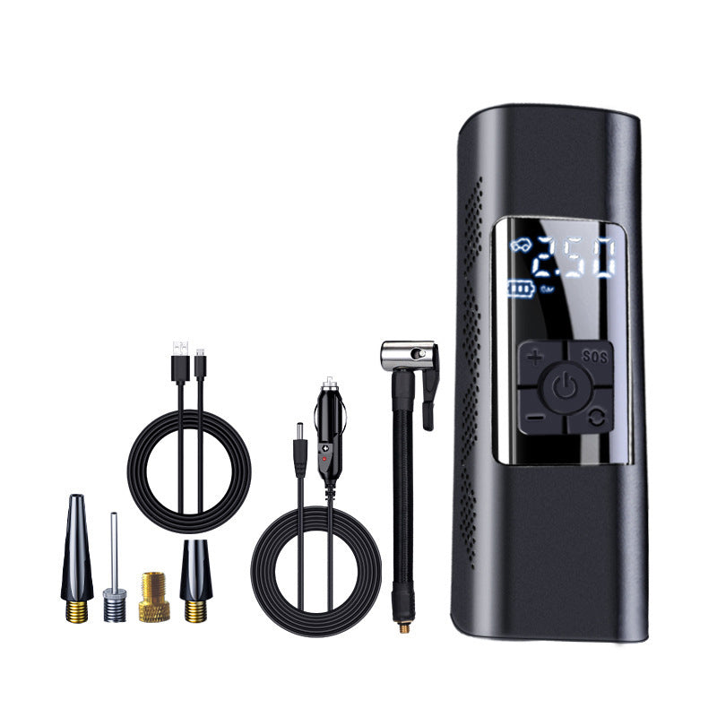 Ortekor Portable Air Pump | Wireless Tire Inflator with Digital Display | Compact Design for Easy Transport