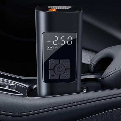 Ortekor Portable Air Pump | Wireless Tire Inflator with Digital Display | Compact Design for Easy Transport