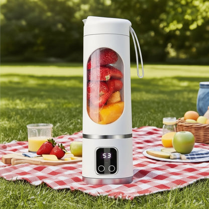 Portable Blender for Smoothies and Shakes USB Rechargeable, Cordless Personal Blender Cup with Built in Battery, Mini Blender