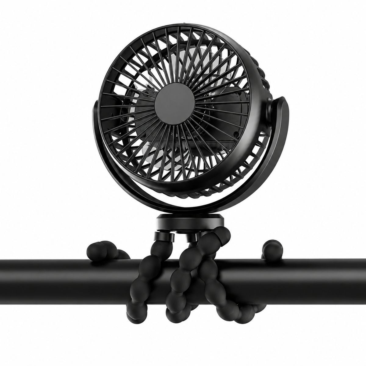 Portable Fan | Battery Operated Clip-On Fan with 3 Speed Settings | Flexible Cooling for Home, Travel, and Office