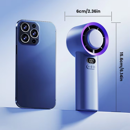 Portable Hand Fan | Mini Handheld Fan with Instant Cooling Technology | Lightweight Design for On-the-Go Relief