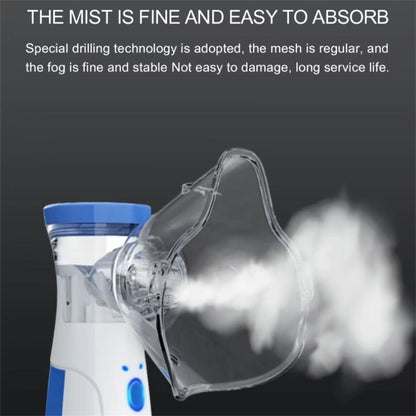 Portable Nebulizer Machine for Adults and Kids, Rechargeable Mesh Nebulizer with Mask, Quiet Handheld Nebulizer for Home