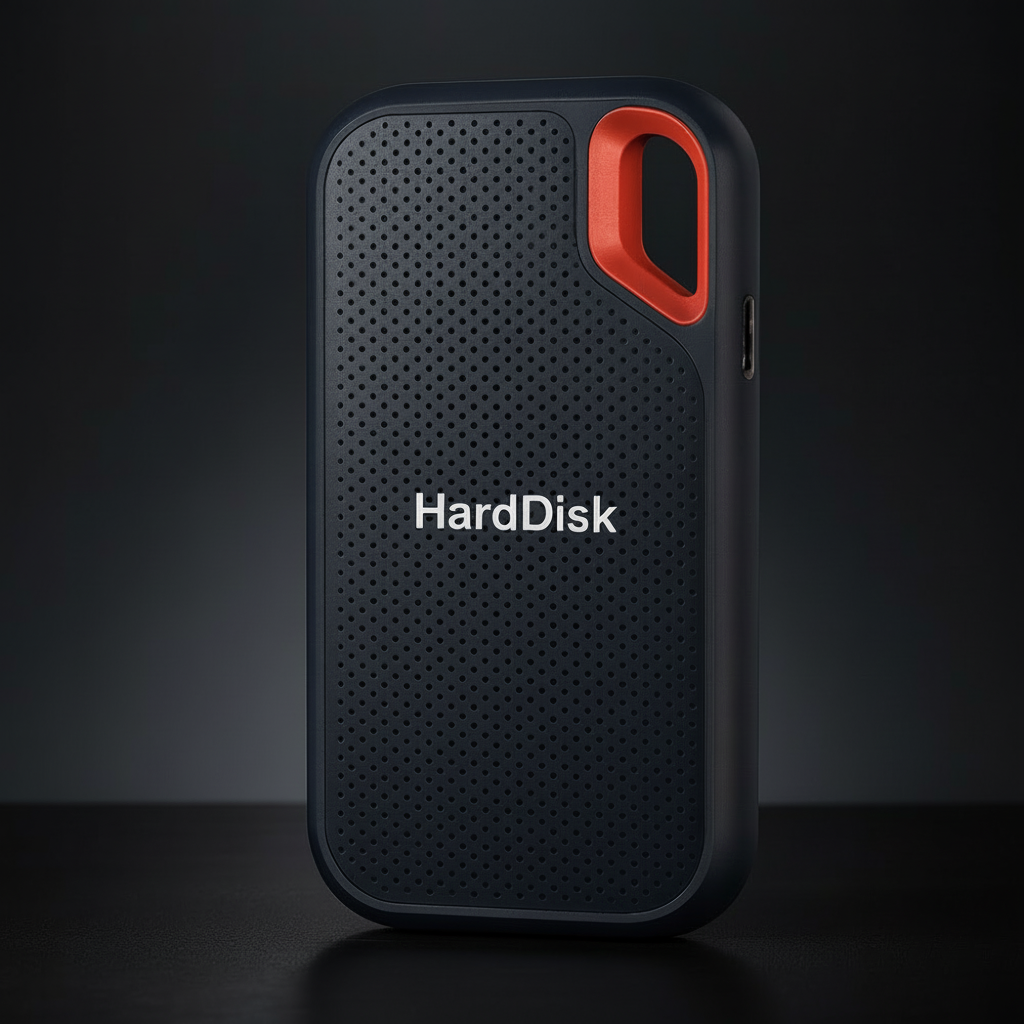 Portable SSD External Hard Drive with High-Speed USB-C | Compact Design for Fast Data Transfer