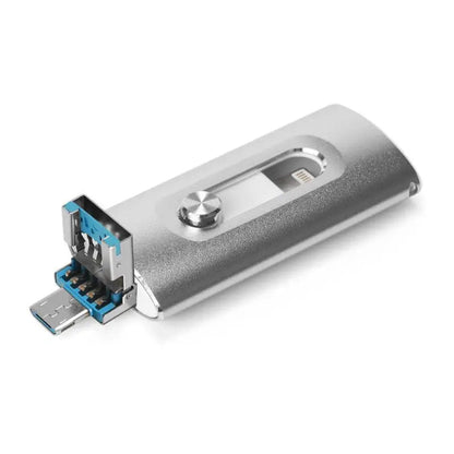 Portable SSD | 4 in 1 USB 3.0 Flash Drive with High-Speed Transfer | Compact Storage for Easy Access