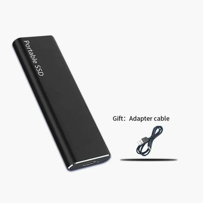 Portable SSD | External Hard Drive with USB 3.2 for Fast Data Transfer | Slim Design for Easy Storage