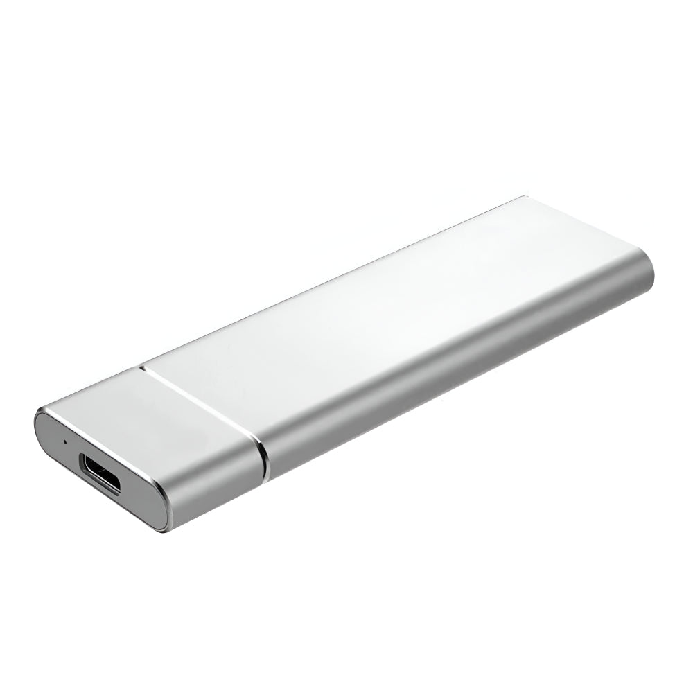 Portable USB External Hard Drive with 500GB Capacity & Slim Aluminum Design for Easy Storage