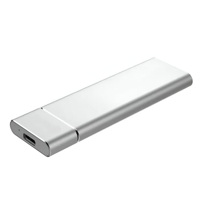 Portable USB External Hard Drive with 500GB Capacity & Slim Aluminum Design for Easy Storage