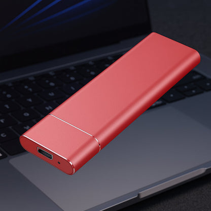 Portable USB External Hard Drive with 500GB Capacity & Slim Aluminum Design for Easy Storage