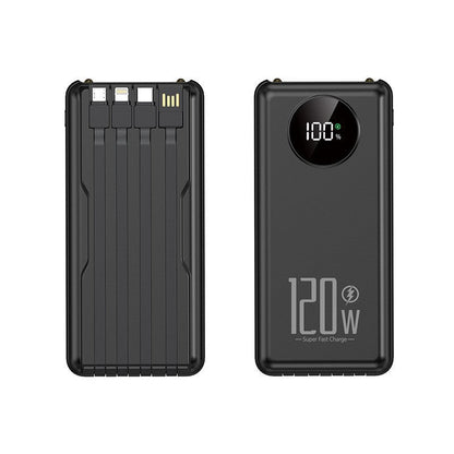 Power Bank | Portable High-Performance Charger with Intelligent Cable Management | Ultra-Slim Design for On-the-Go Convenience