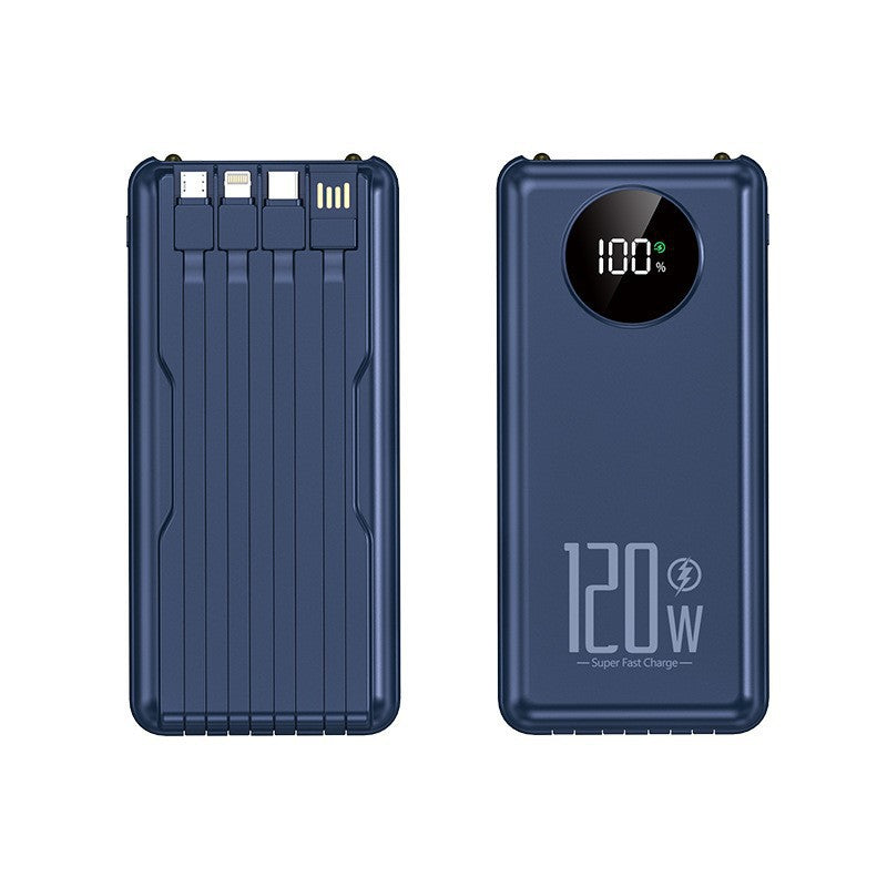 Power Bank | Portable High-Performance Charger with Intelligent Cable Management | Ultra-Slim Design for On-the-Go Convenience
