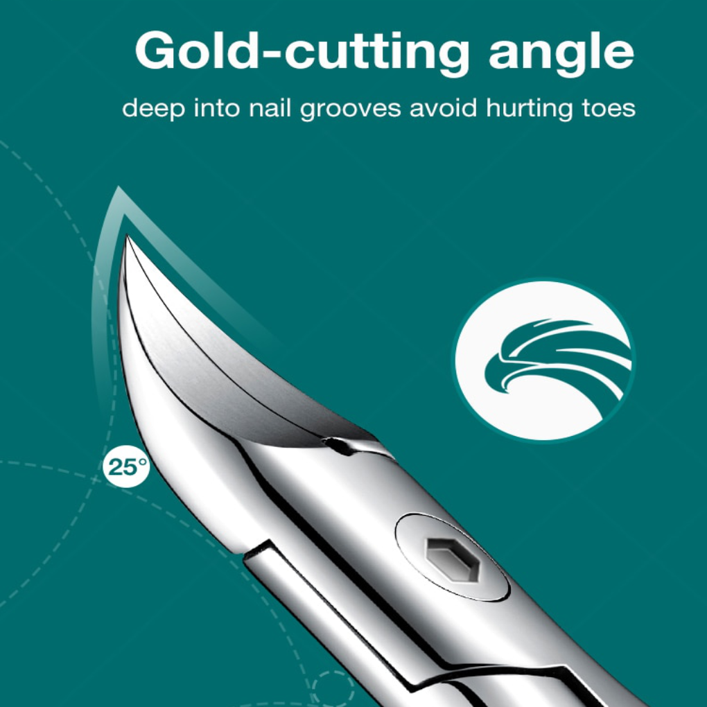Precision Nail Scissors | Curved Blades for Effortless Grooming | Ideal for Seniors with Reduced Dexterity