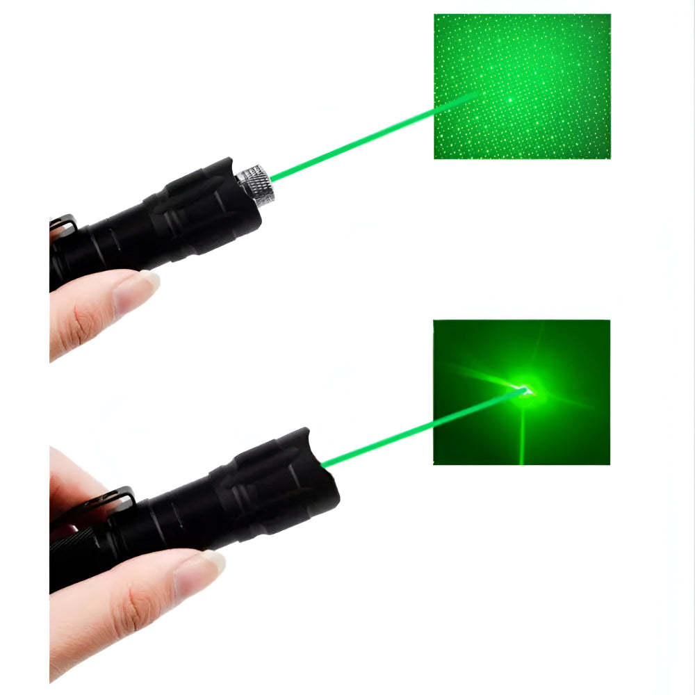 Precision Tool | Long Range Rechargeable Green Laser Pointer with Ultra-Bright Beam | Versatile for Outdoor Adventures
