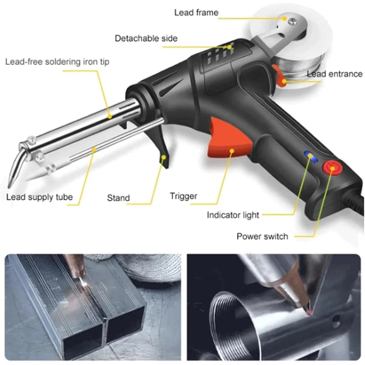 Soldering Iron for Electronics, Solder Iron with Adjustable Temperature and Rapid Heating, Precision Soldering Iron