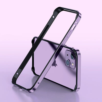 Aluminum iPhone Bumper Case – Raised Corner Guard, Wireless Charging Compatible, Precision Button Cutouts for 17/16/15 Series
