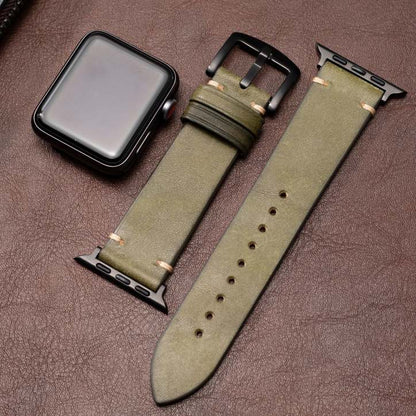 Leather Apple Watch Band, Apple Watch Ultra Band for 49mm and 45mm, iWatch Band Replacement Strap