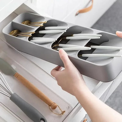 DRAWLIVA – Premium Kitchen Drawer Organizer with Multi Compartments