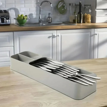 DRAWLIVA – Premium Kitchen Drawer Organizer with Multi Compartments