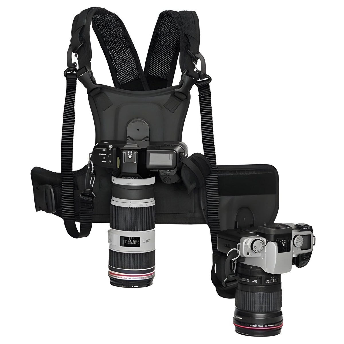 Pro-Photographer Dual-Camera Support Harness with Quick-Access Design | Lightweight & Breathable for Comfort