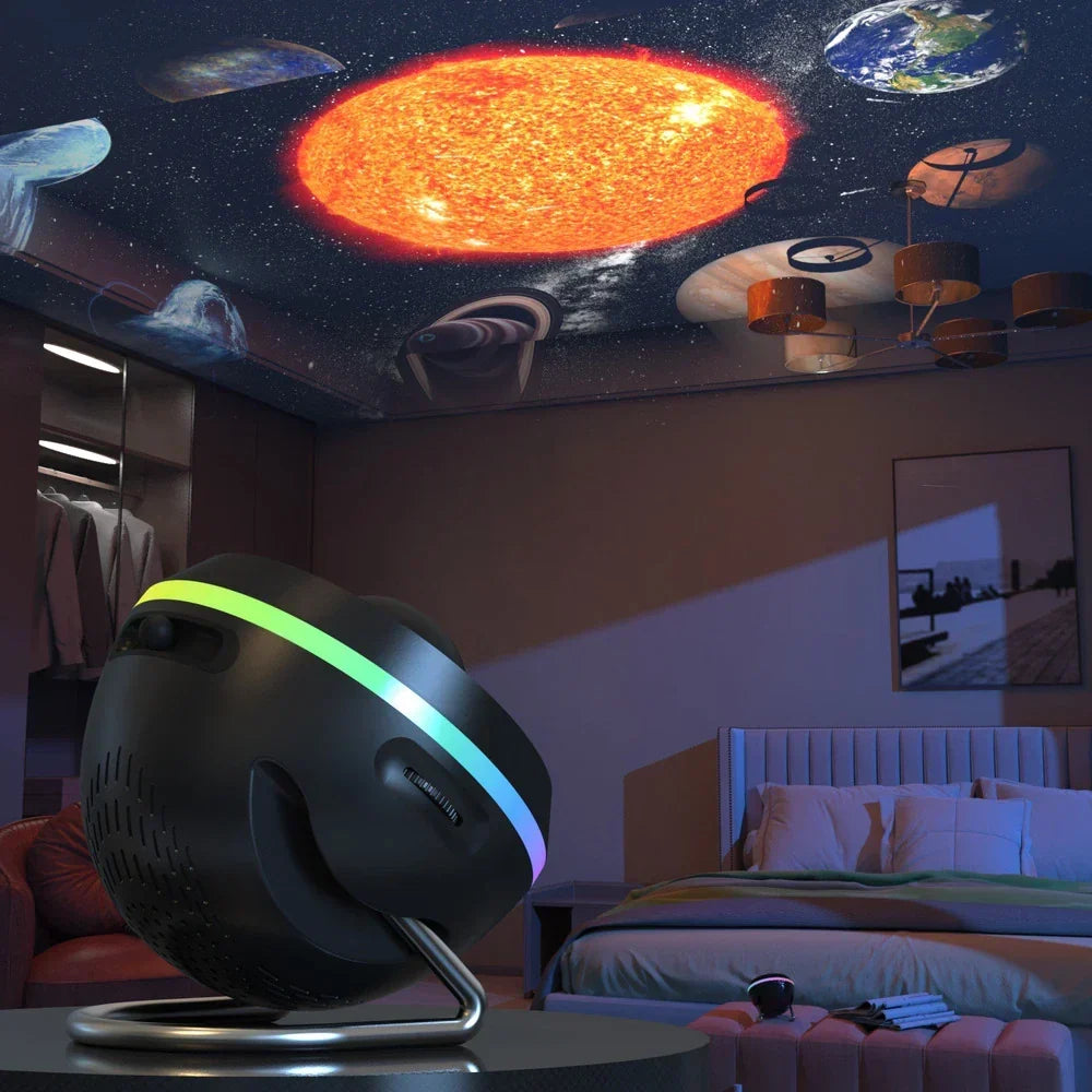 Galaxy Starlight Projector with Remote Control for Bedroom & Living Room | Rotating Nebula Night Sky LED Lamp with Timer & Color Modes