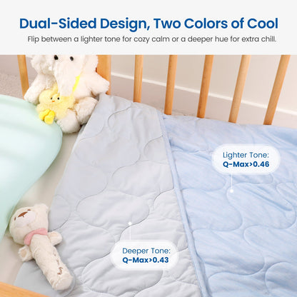 Pro Cooling Blanket | Cooling Blanket for Bed with Japanese Fabric | Double-Sided Design for Hot Sleepers