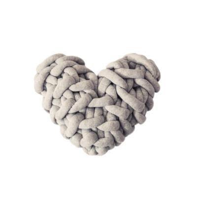 Valentine Heart Chunky Twist Throw Pillow Cushion