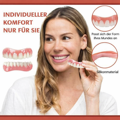 Denture Cushion Pads Soft Silicone Grip Liner Upper Lower Plate Non-Slip Fit Comfort Relief Home Dental Care Secure Hold Gum Protection Pain