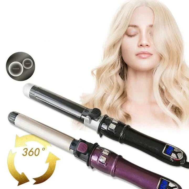 Cordless Curling Iron | Portable Hair Curler with Quick Heat-Up for Lasting Curls