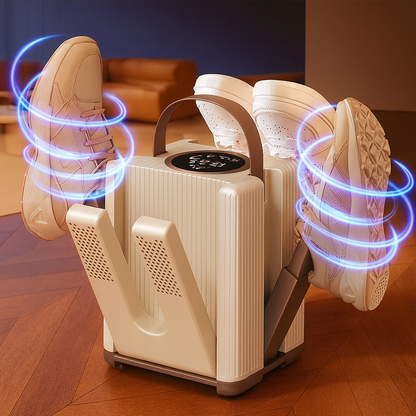 QuickDry | Six-Arm Electric Shoe Dryer with Rapid Heating Technology | Foldable Design for Convenient Use