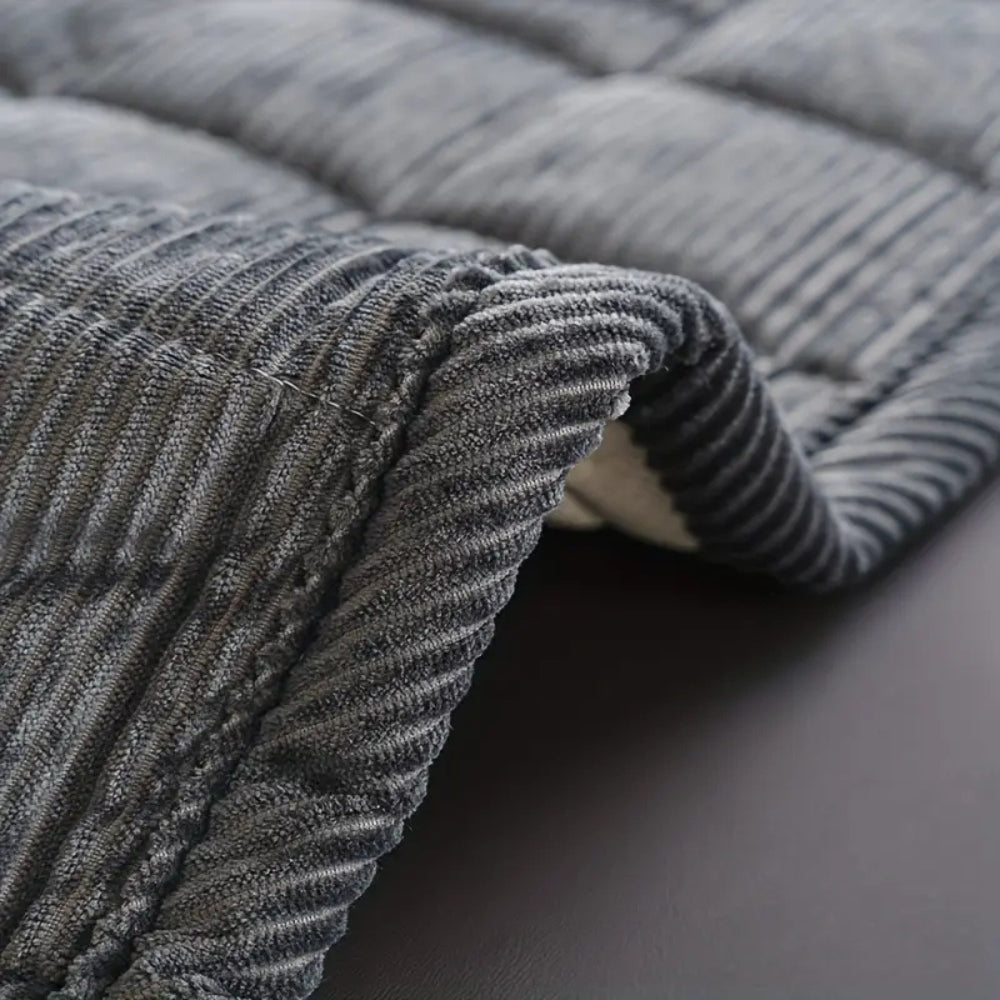Quilted Sofa Protector Cover Non-Slip Cat Scratch Resistant Furniture Throw Microfiber Couch Mat for Living Room Bedroom Modern Home Decor