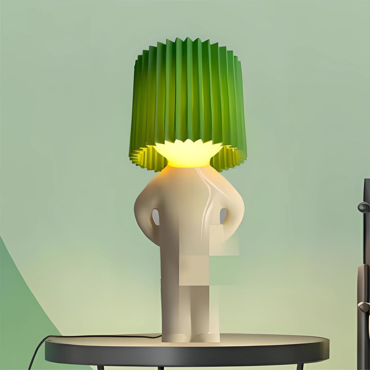 Quirky Accent Lighting | Human-Shaped Table Lamp with Portable Design | Fun and Playful Mood Lighting for Any Room