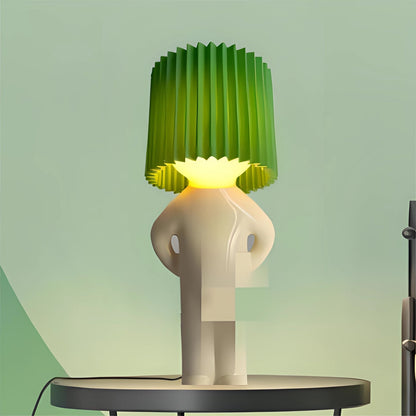 Quirky Accent Lighting | Human-Shaped Table Lamp with Portable Design | Fun and Playful Mood Lighting for Any Room