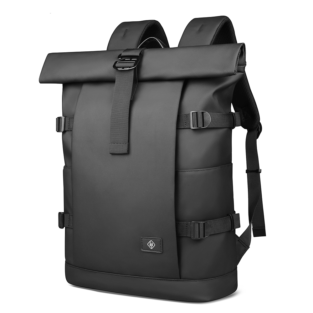 ROLLTRAIL | Expandable Rolltop Backpack for 17 Laptop with Waterproof Design | Anti-Theft Features for Adventurers