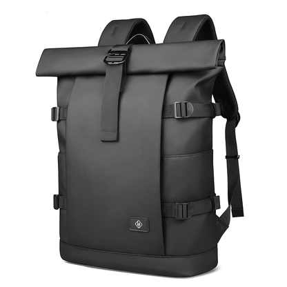ROLLTRAIL | Expandable Rolltop Backpack for 17 Laptop with Waterproof Design | Anti-Theft Features for Adventurers