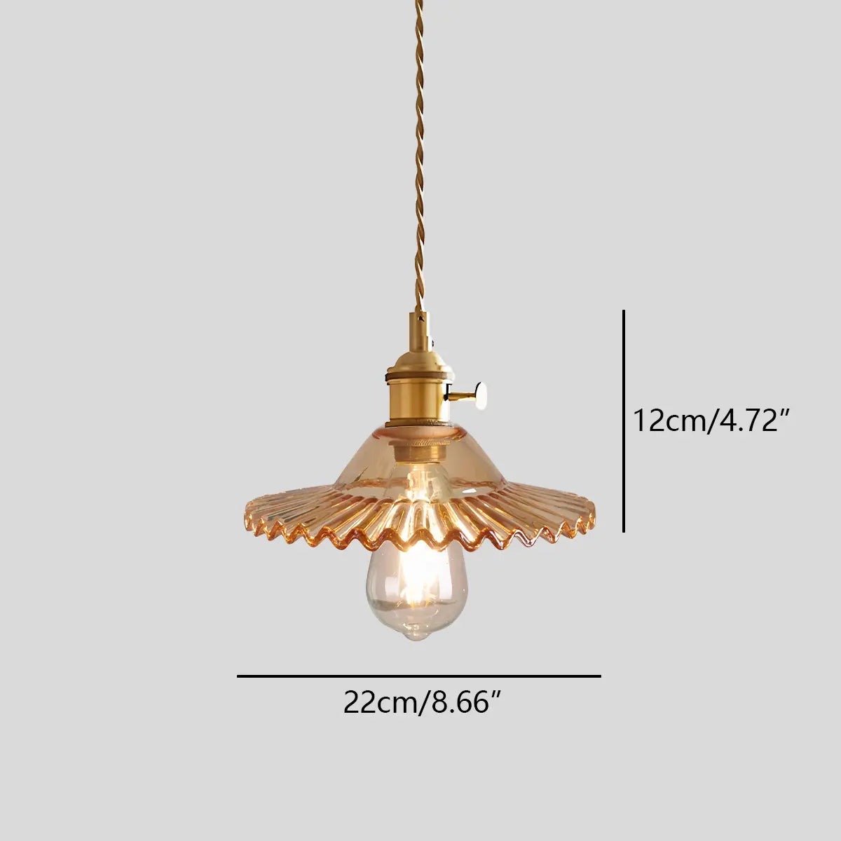 Adjustable Height Pendant Light with Clear Glass Shade Bronze Finish for Dining Table Kitchen Island Living Room Overhead Lighting