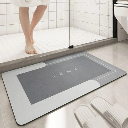 Quick-Dry Slip-Resistant Mat for Safe Bathrooms and Entrances
