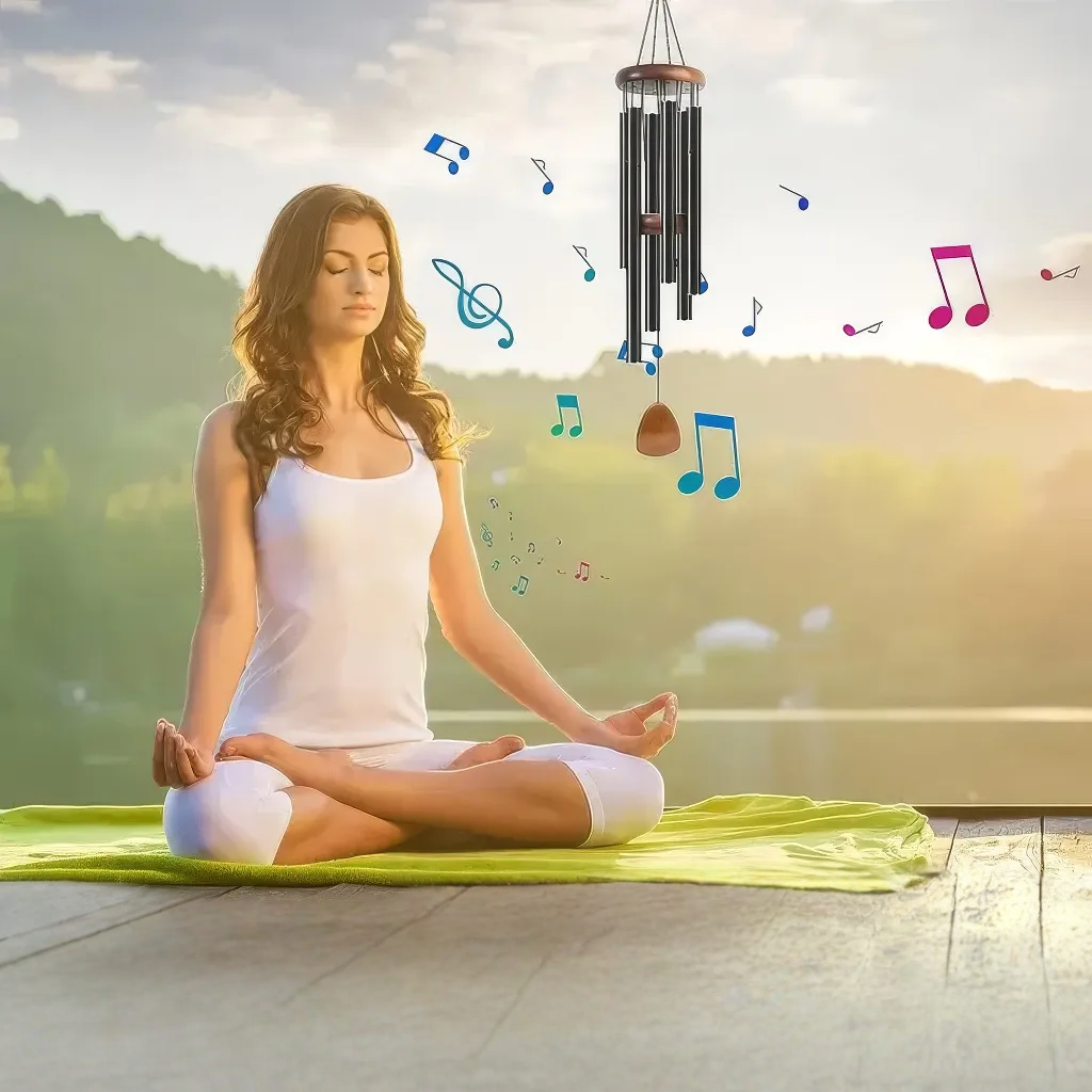Ravenna Wind Chime - Elegant Metal Design, Soothing Melodies
