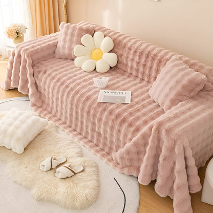 Ravine Faux Fur Blanket - Soft Touch, Modern Design