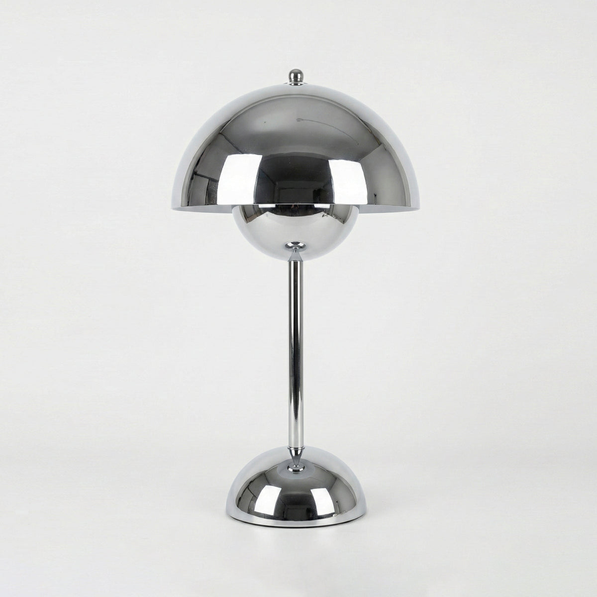 Rechargeable LED Touch Lamp Metal Cordless Mini Nightstand Light Tri-Color Modes USB Charging Port 6.3 in Round Portable for Bedroom Office