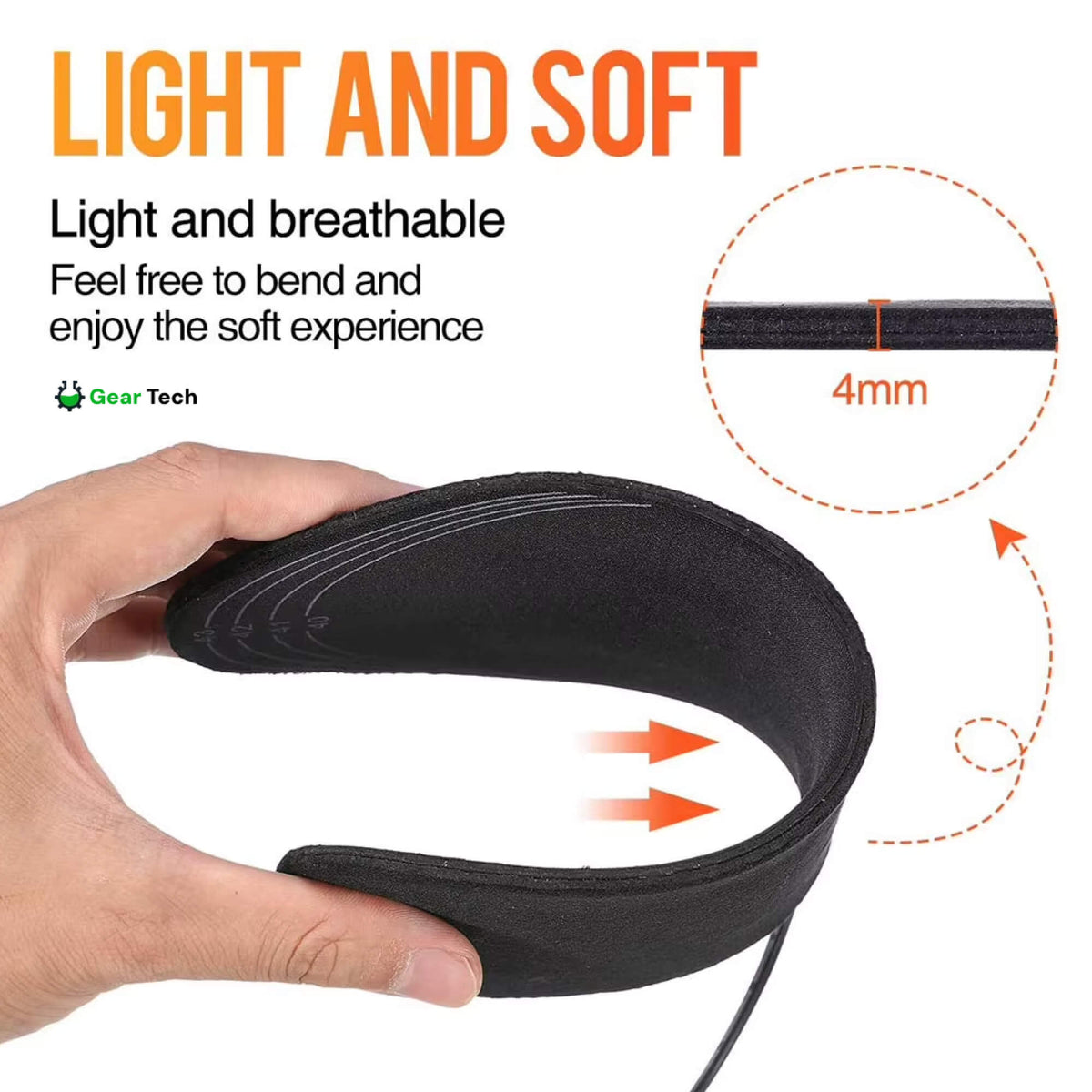 Rechargeable Heated Insoles – USB Battery-Powered Thermal Shoe Inserts for Winter, Skiing, Hiking & Outdoor Work