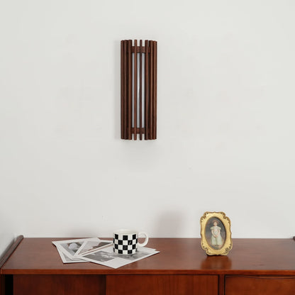 Hardwired Wood Wall Sconce with Acrylic Shade for Living Room, Bedroom & Dining Room – Modern Indoor Lighting Fixture